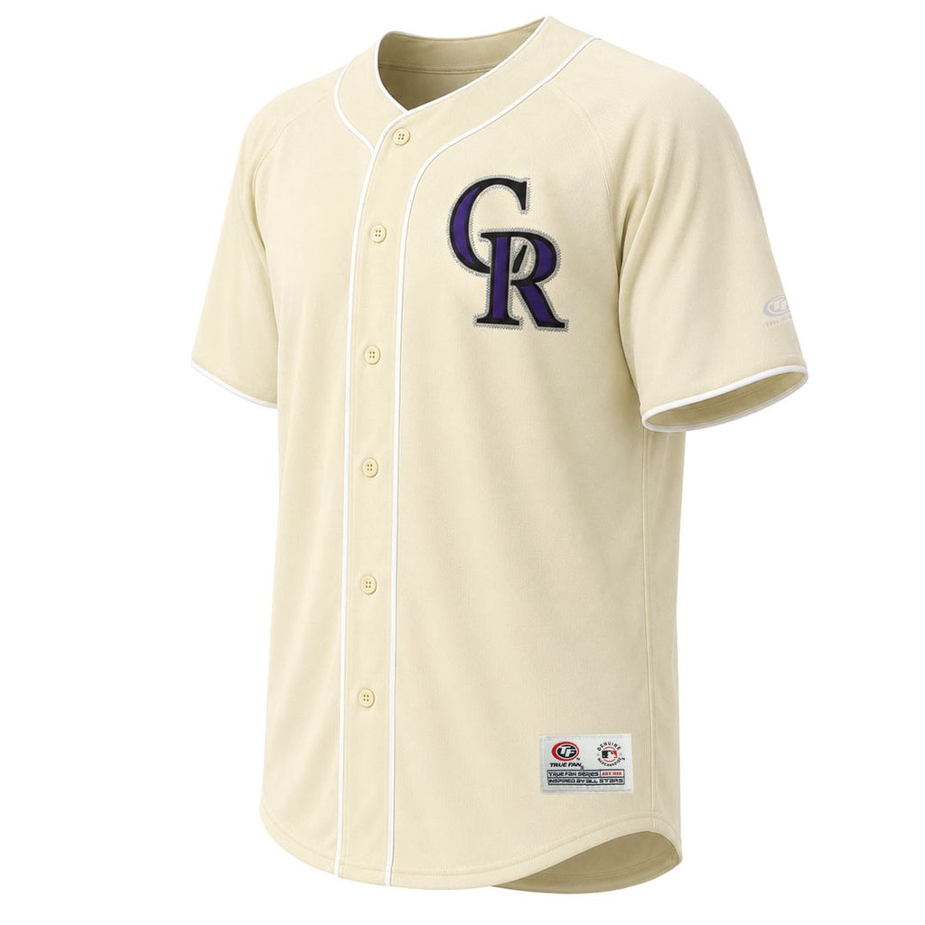 Men's Colorado Rockies Cream Fashion Jersey