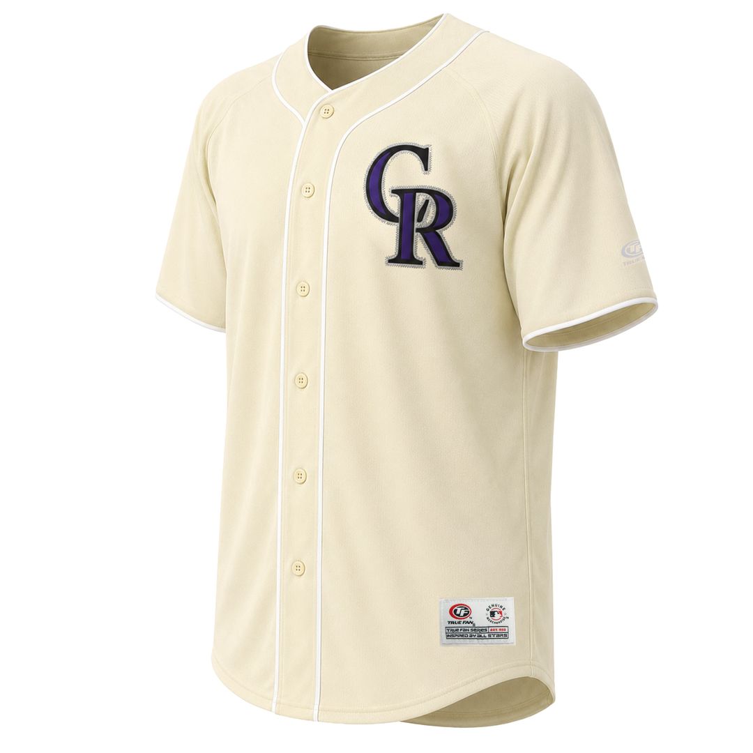 Men's Colorado Rockies Cream Fashion Jersey