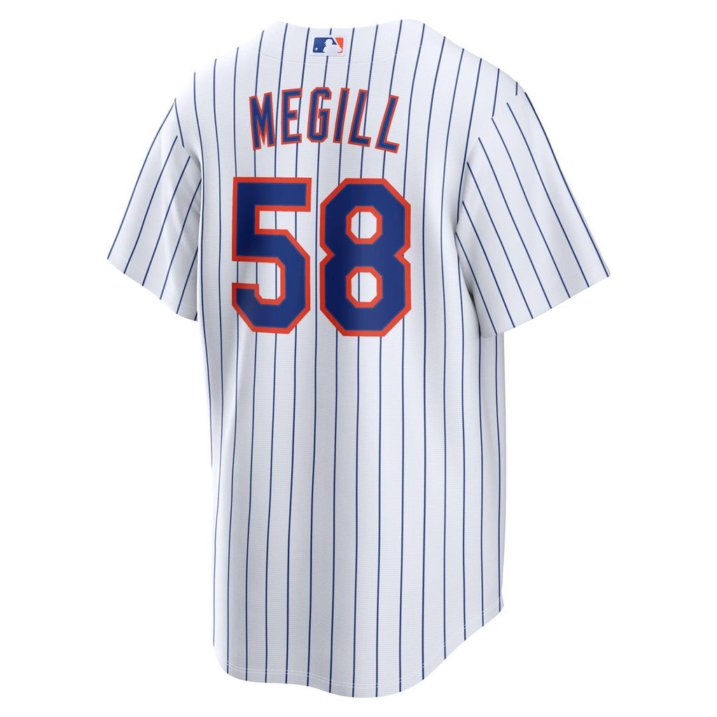 Men's New York Mets Tylor Megill White Home Replica Jersey