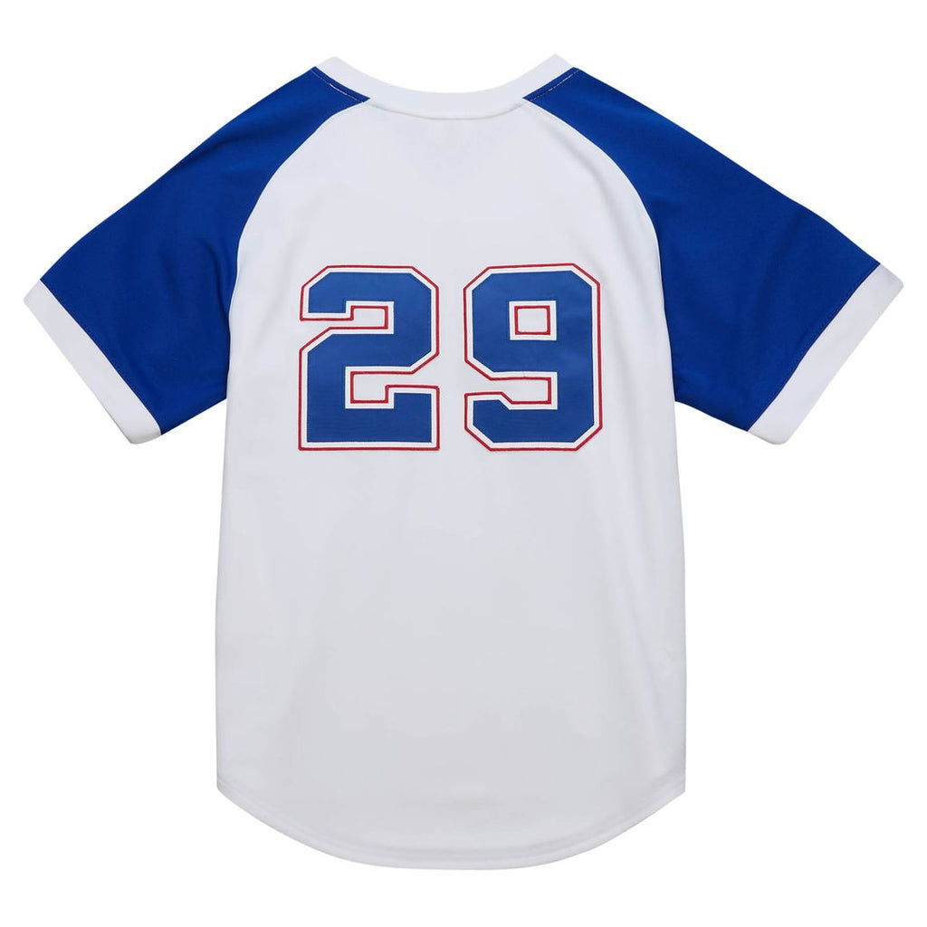 Men's Atlanta Braves John Smoltz White 2004 Throwback Jersey