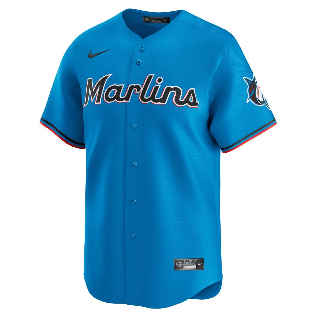 Men's Miami Marlins Blue Jersey