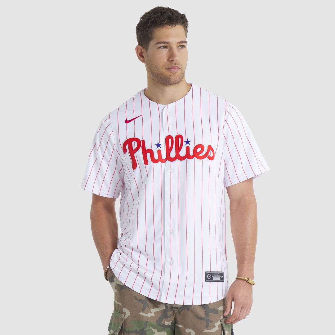 Men's Philadelphia Phillies Bryce Harper White Home Player Jersey