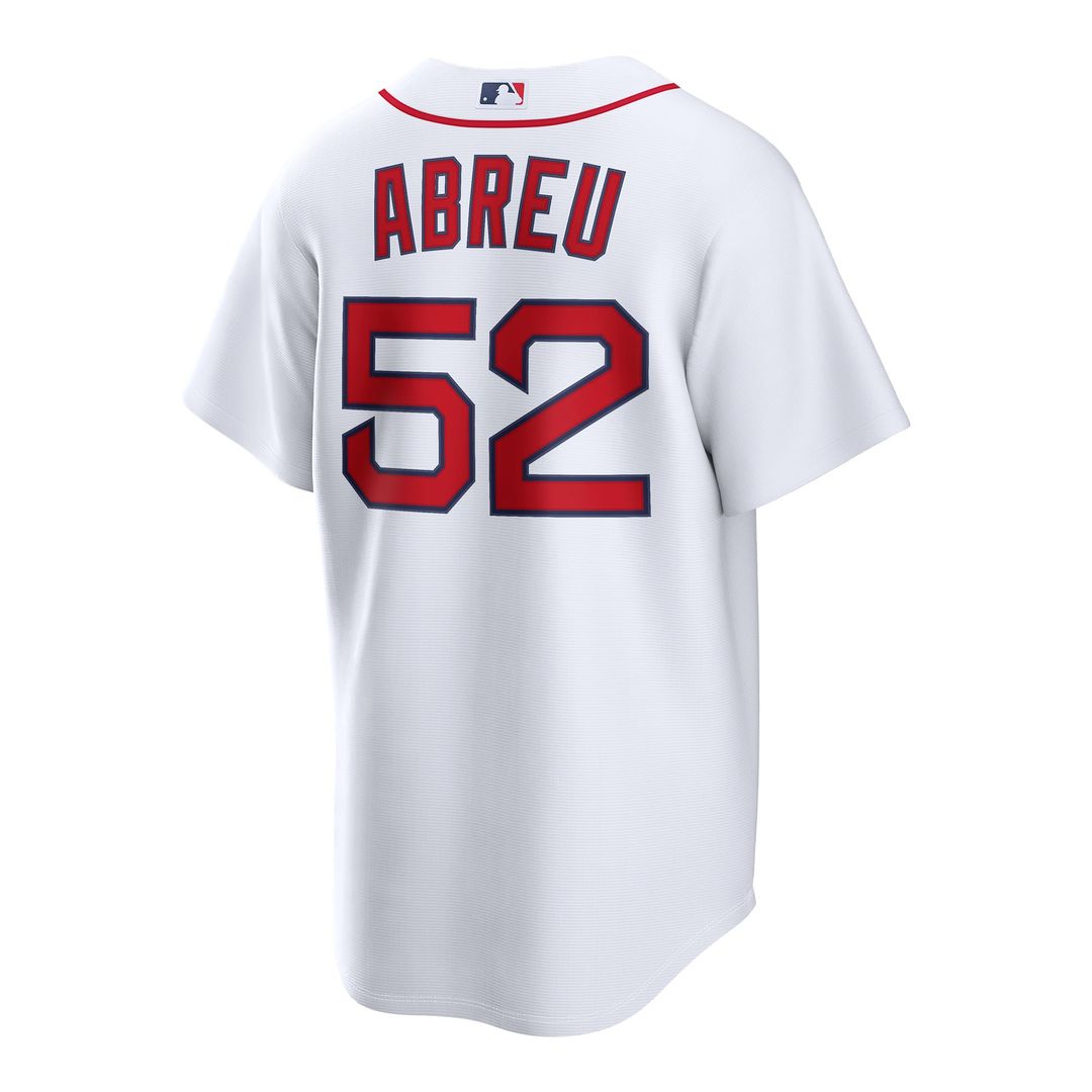 Men's Boston Red Sox Wilyer Abreu White Home Replica Jersey
