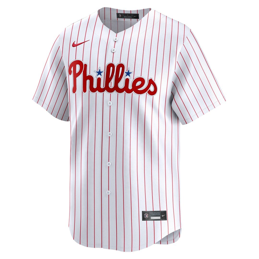 Men's Philadelphia Phillies Bryce Harper White Home Player Jersey