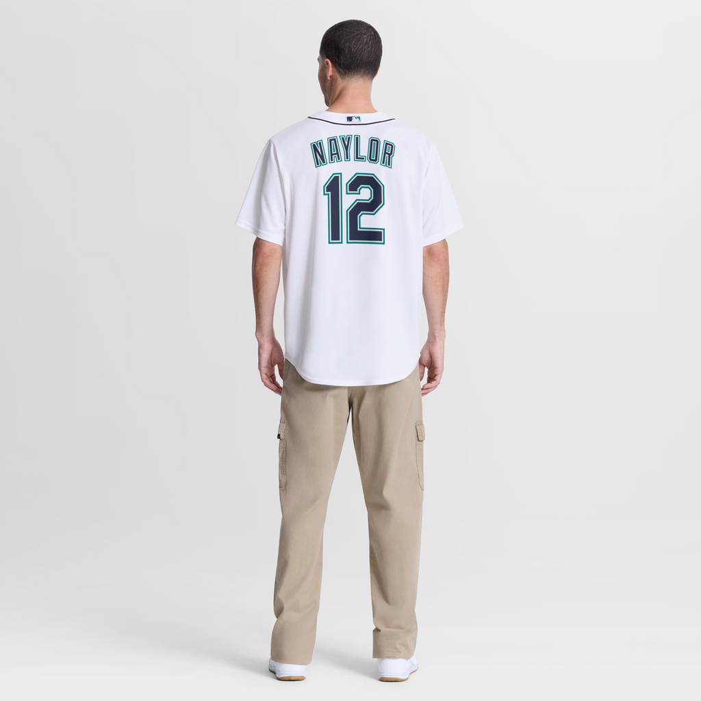 Men's Seattle Mariners Josh Naylor White Home Replica Jersey