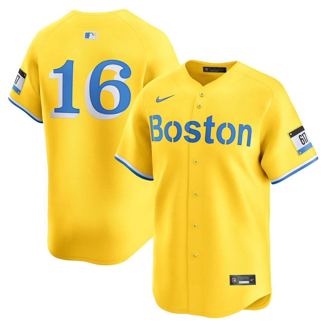 Men's Boston Red Sox Jarren Duran Gold Alternate Jersey