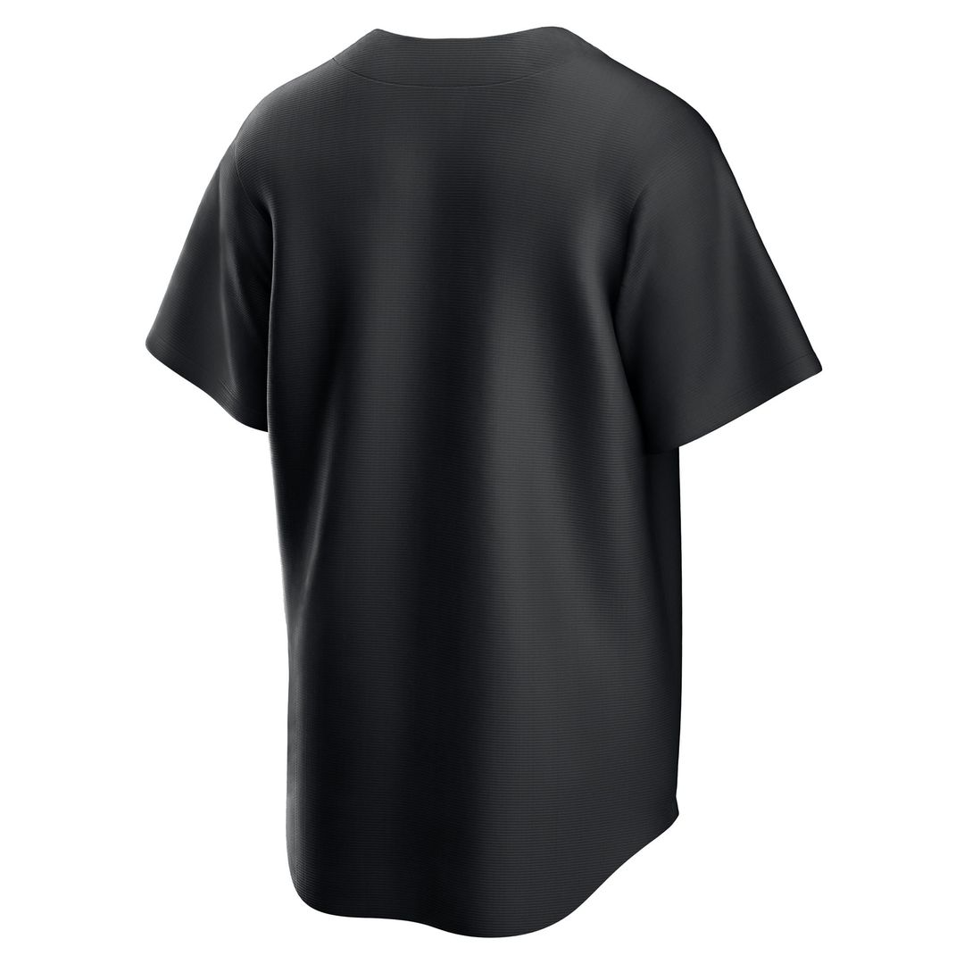 Men's Cleveland Guardians Black Replica Jersey