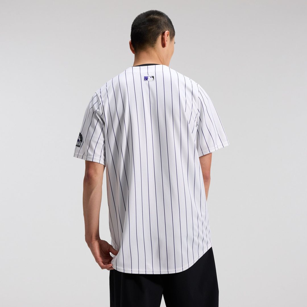 Men's Colorado Rockies White Home Jersey