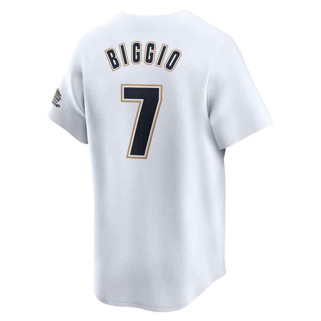 Men's Houston Astros Craig Biggio White Throwback Jersey