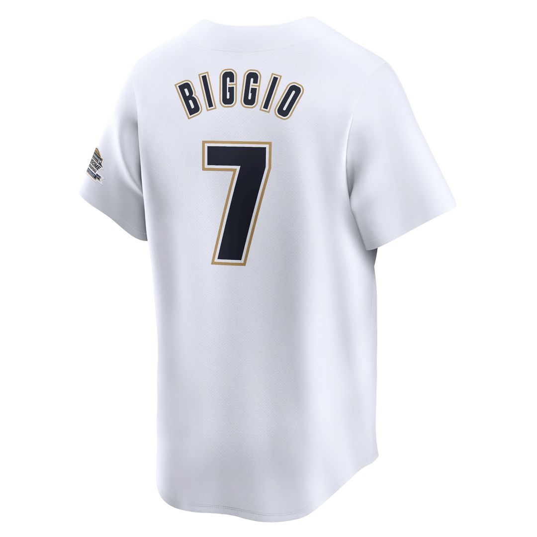 Men's Houston Astros Craig Biggio White Throwback Jersey