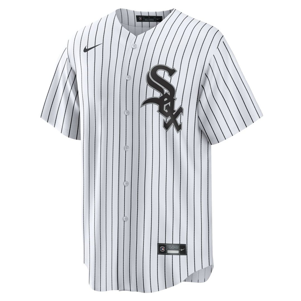 Men's Chicago White Sox White #1 Groom Home Replica Jersey