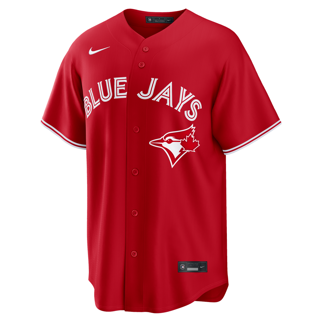 Men's Toronto Blue Jays Vladimir Guerrero Jr. Red Canada Day Replica Jersey