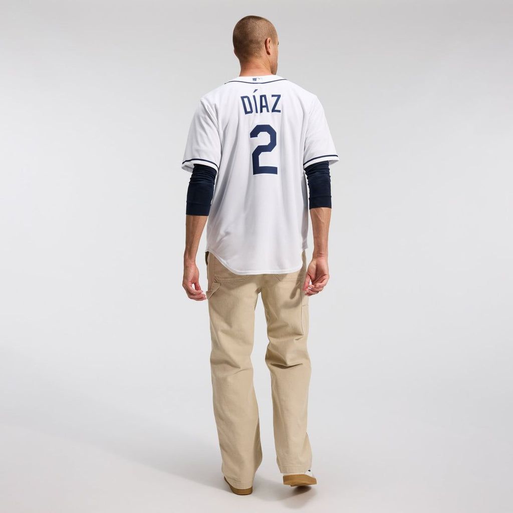 Men's Tampa Bay Rays Yandy Díaz White Home Replica Jersey