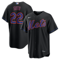 Men's New York Mets Juan Soto Black Alternate Replica Jersey