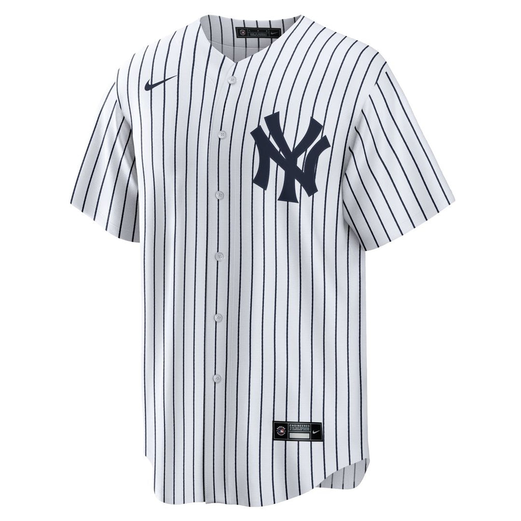 Men's New York Yankees Aaron Judge White Home Replica Jersey