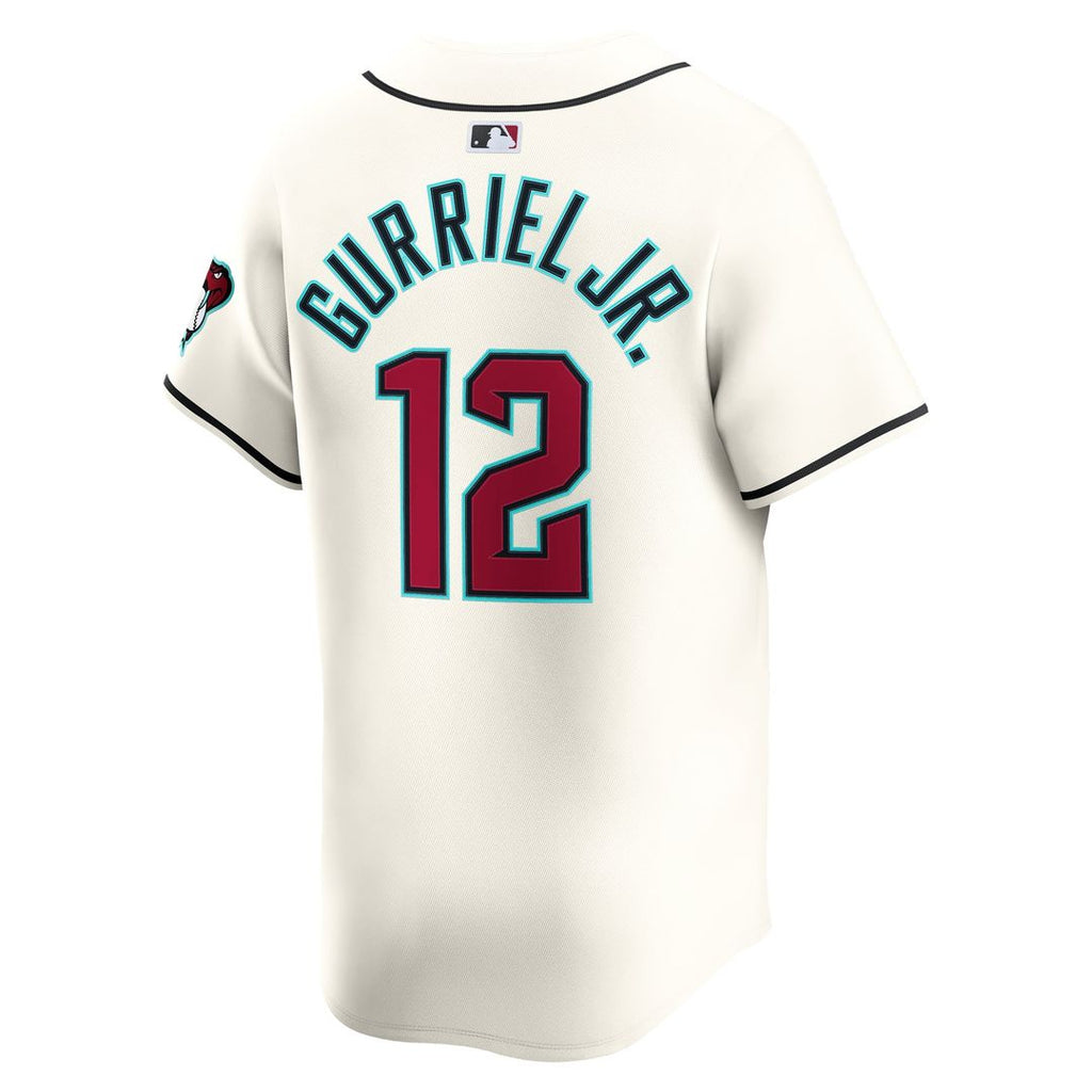 Men's Arizona Diamondbacks Lourdes Gurriel Jr. Cream Home Player Jersey