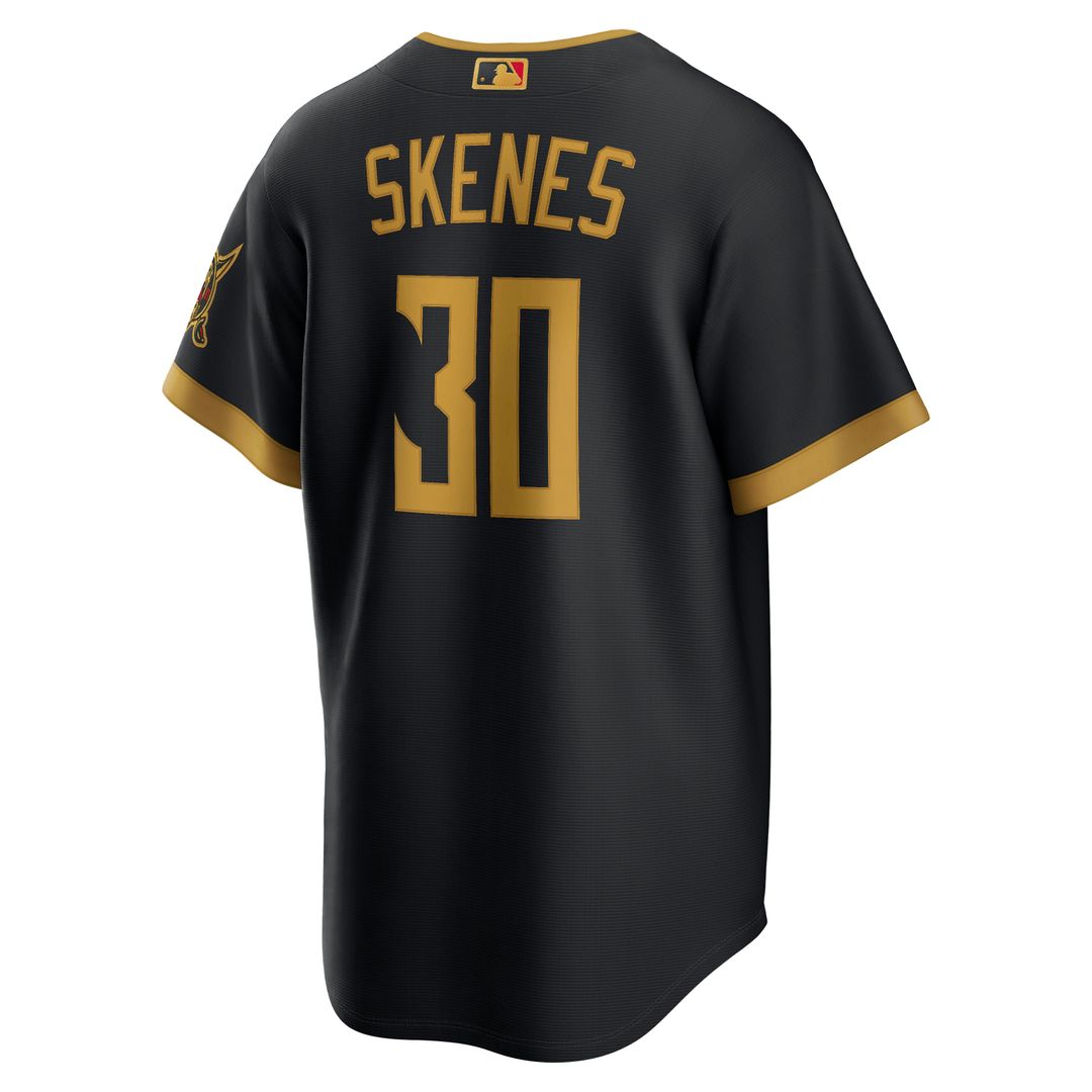 Men's Pittsburgh Pirates Paul Skenes Black 2026 City Connect Stadium Jersey