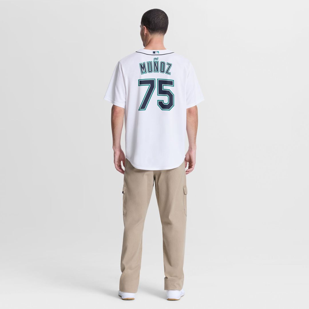 Men's Seattle Mariners Andrés Muñoz White Home Replica Jersey