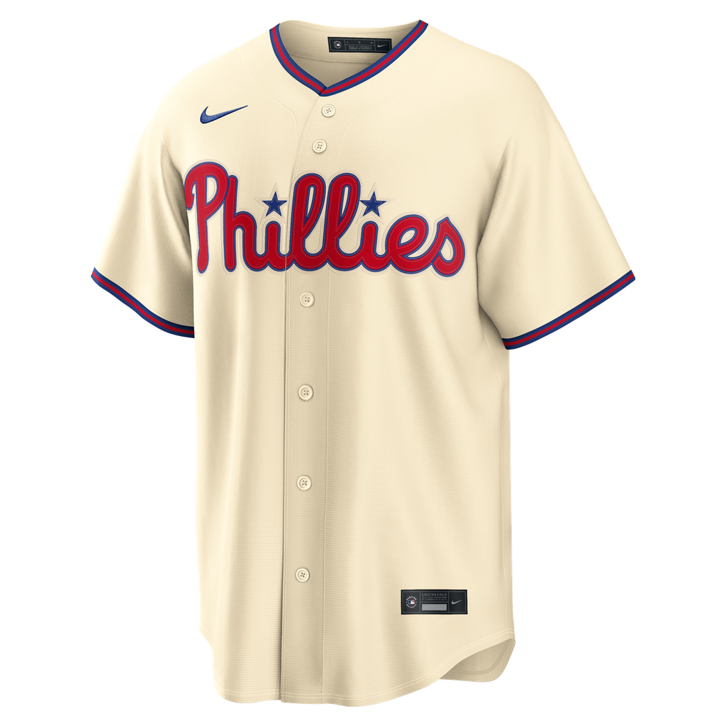 Men's Philadelphia Phillies White Home Replica Jersey