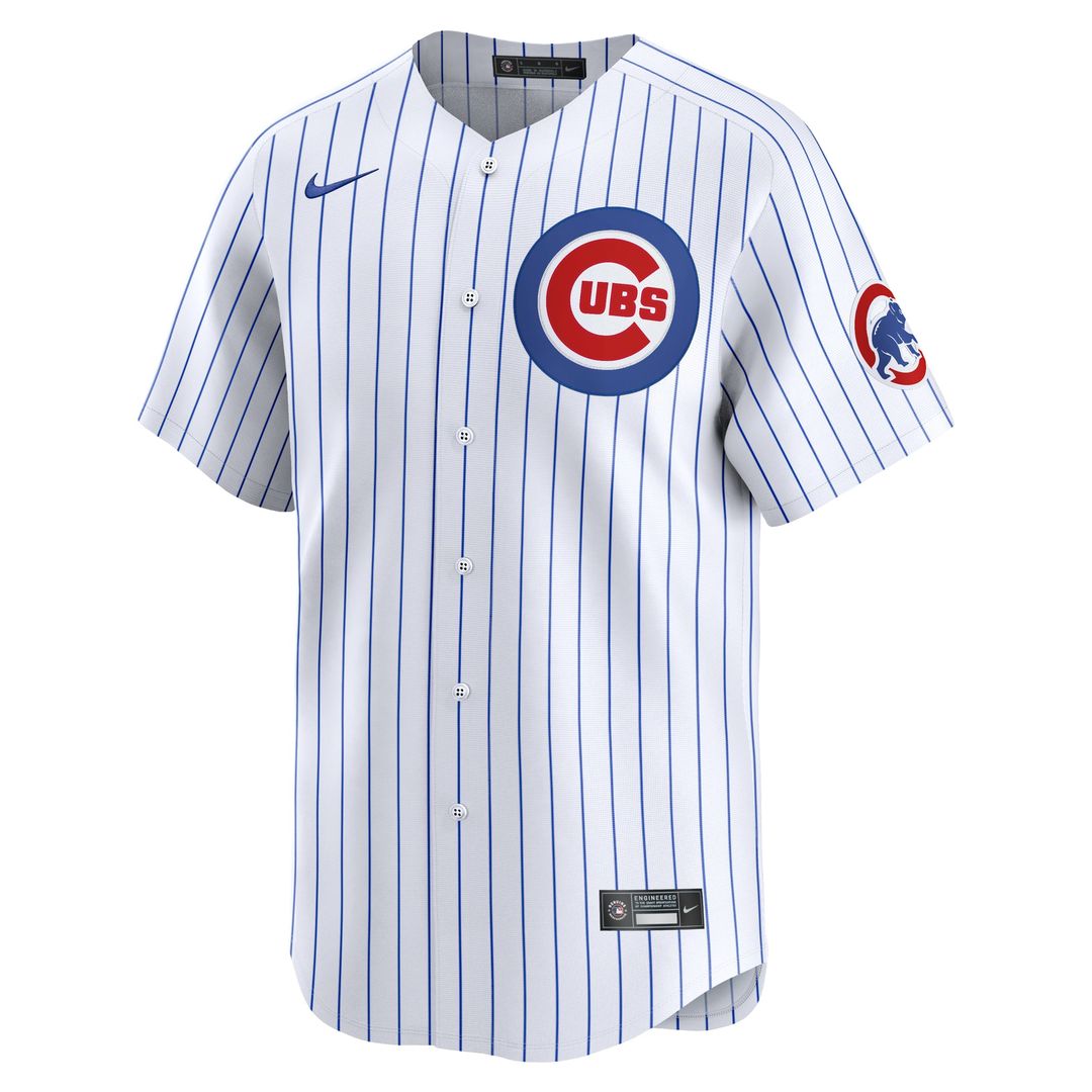 Men's Chicago Cubs Kyle Tucker White Home Player Jersey