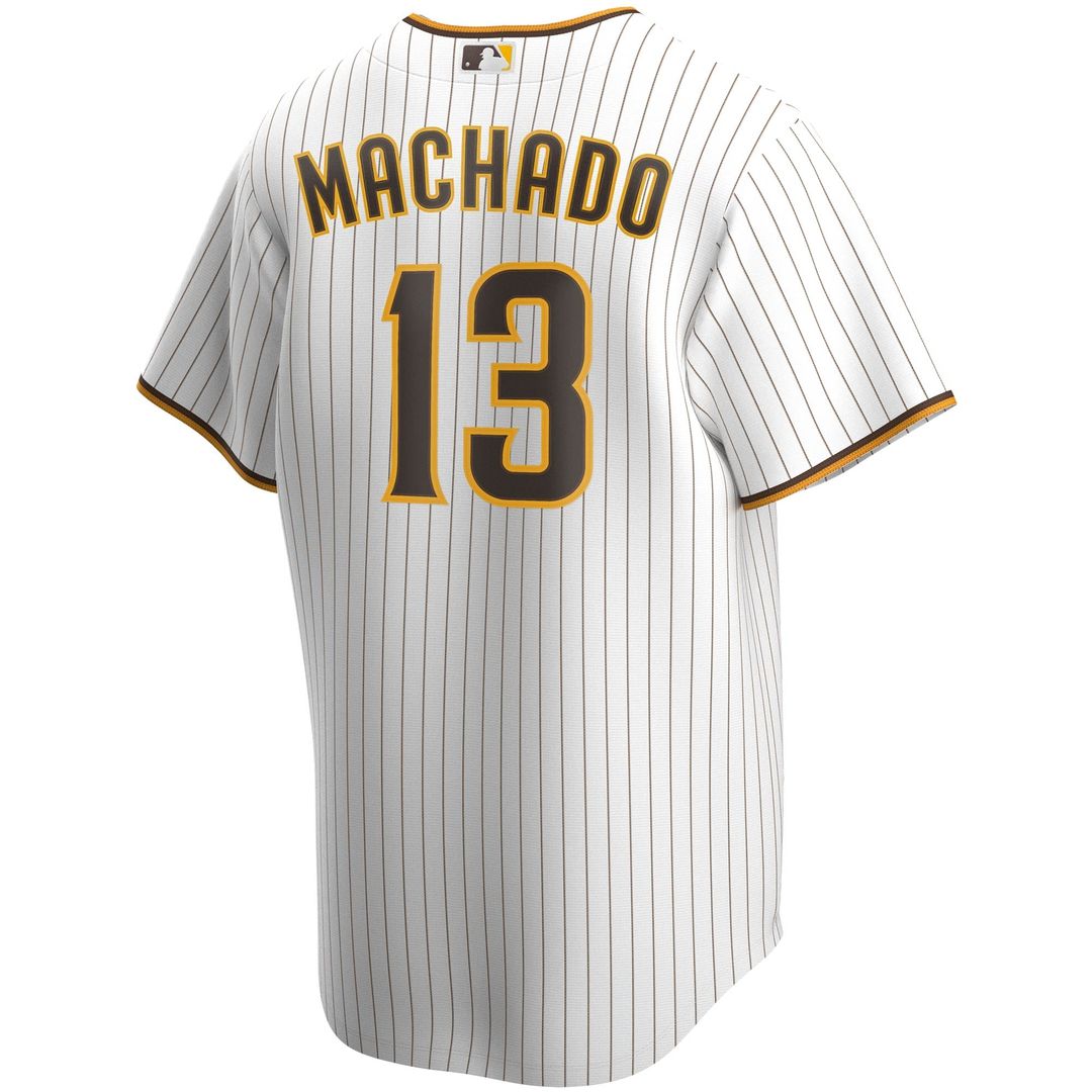 Men's San Diego Padres Manny Machado White Home Replica Player Jersey