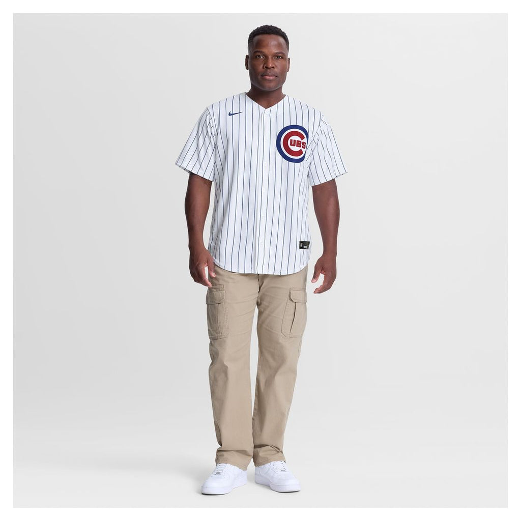 Men's Chicago Cubs Carson Kelly White Home Replica Jersey