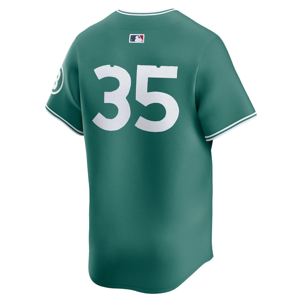 Men's Boston Red Sox Garrett Crochet Green 2025 City Connect Player Jersey