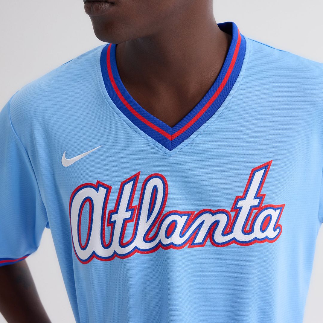 Men's Atlanta Braves Powder Blue 2026 City Connect Stadium Jersey