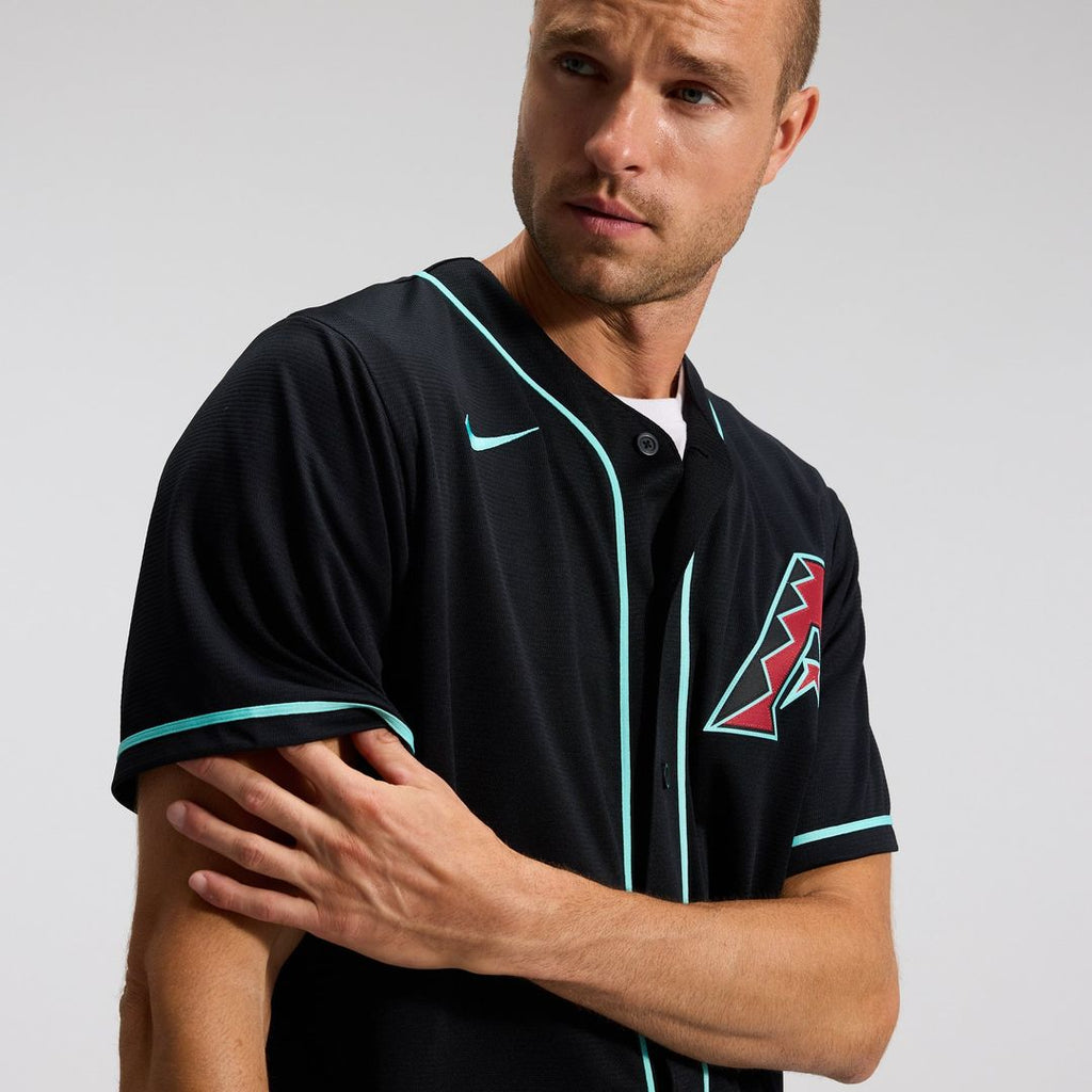 Men's Arizona Diamondbacks Corbin Carroll Black Alternate Replica Jersey
