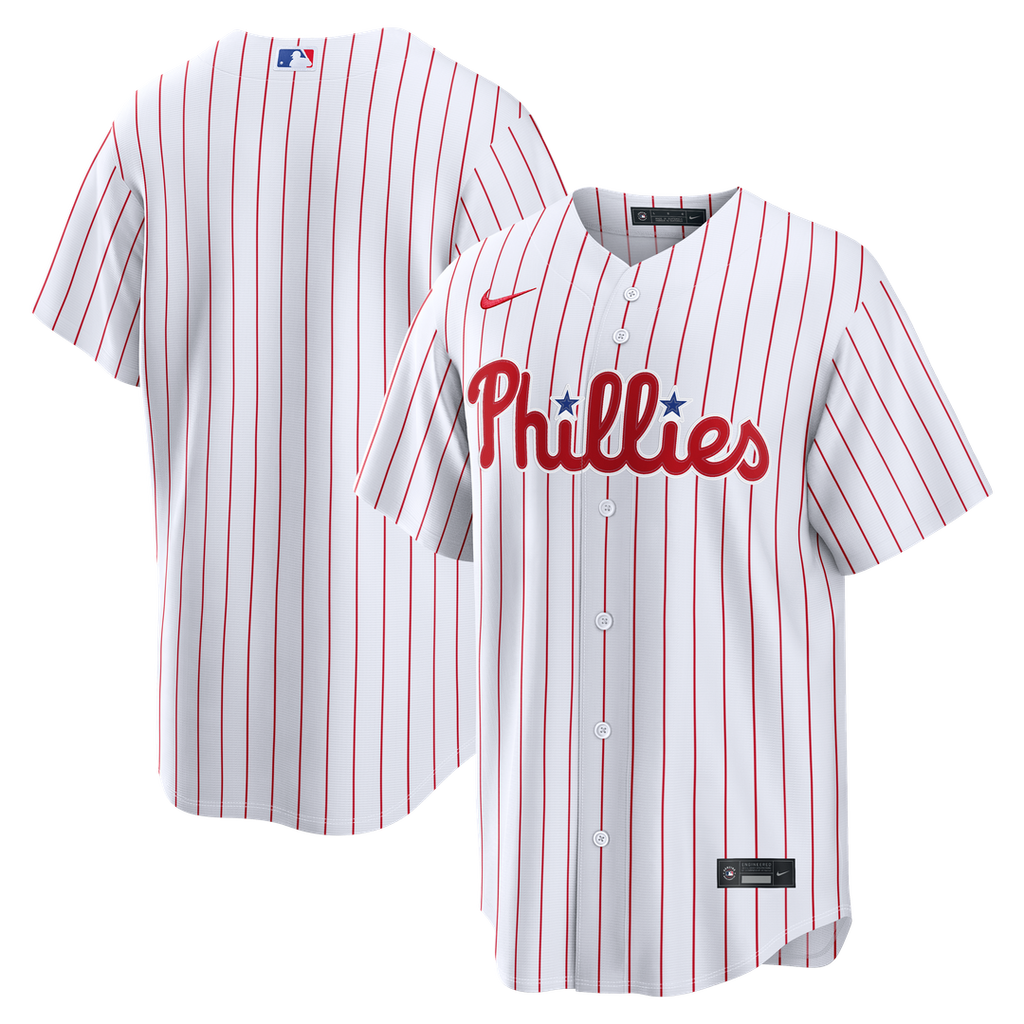 Men's Philadelphia Phillies White Home Replica Jersey