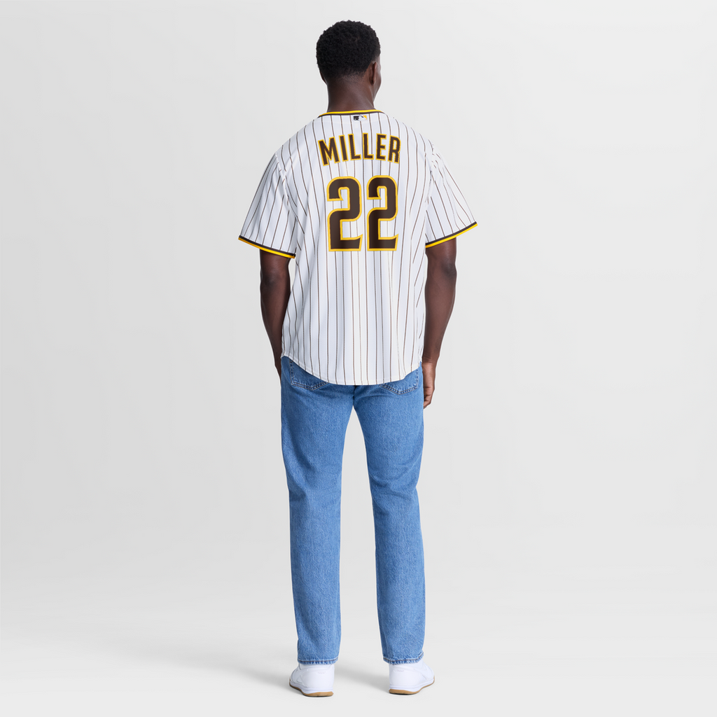Men's San Diego Padres Mason Miller White Home Replica Jersey