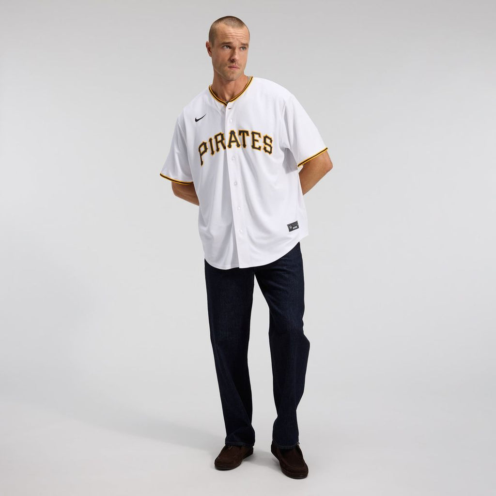 Men's Pittsburgh Pirates Paul Skenes White Home Replica Player Jersey