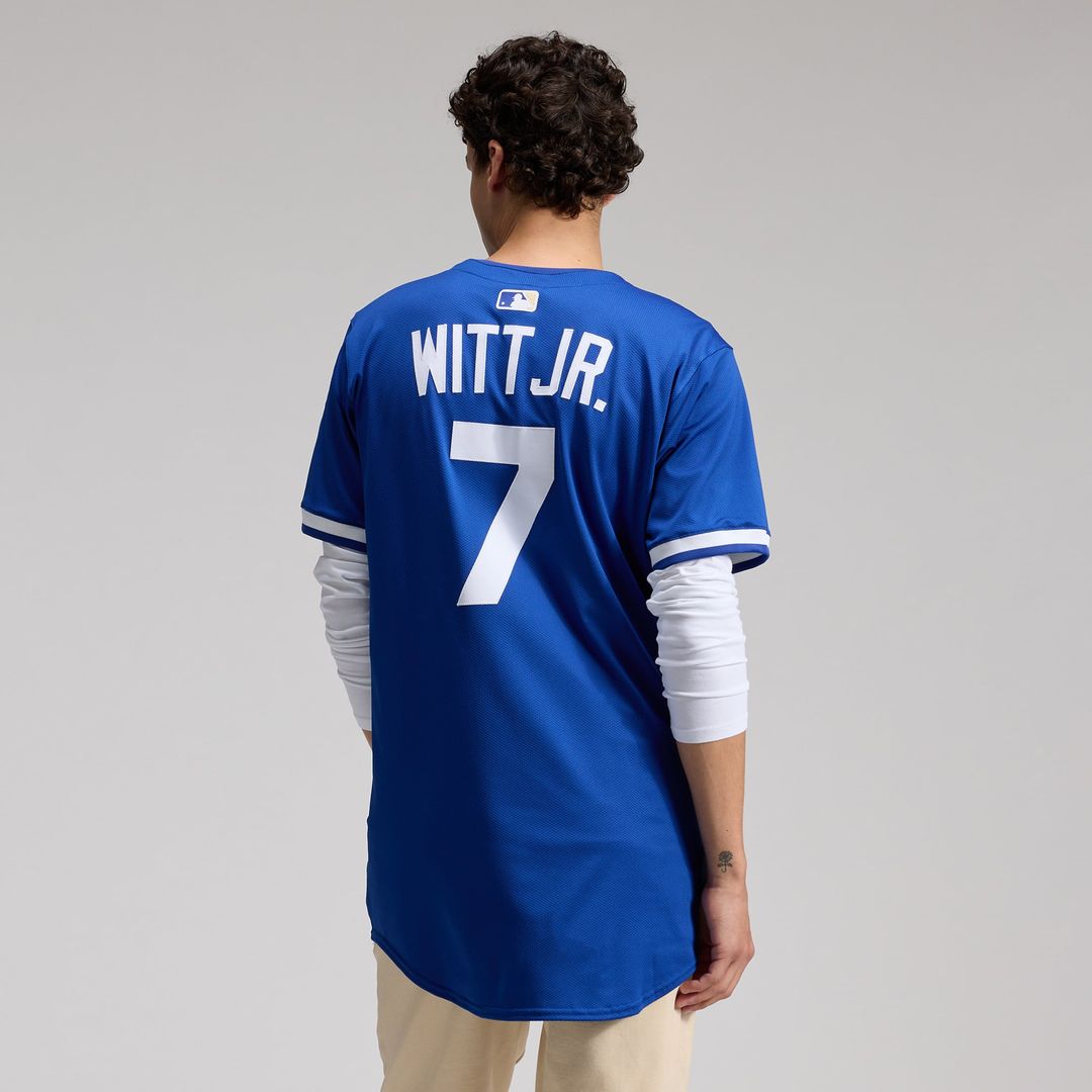 Men's Kansas City Royals Bobby Witt Jr. Royal Alternate 2 Elite Player Jersey