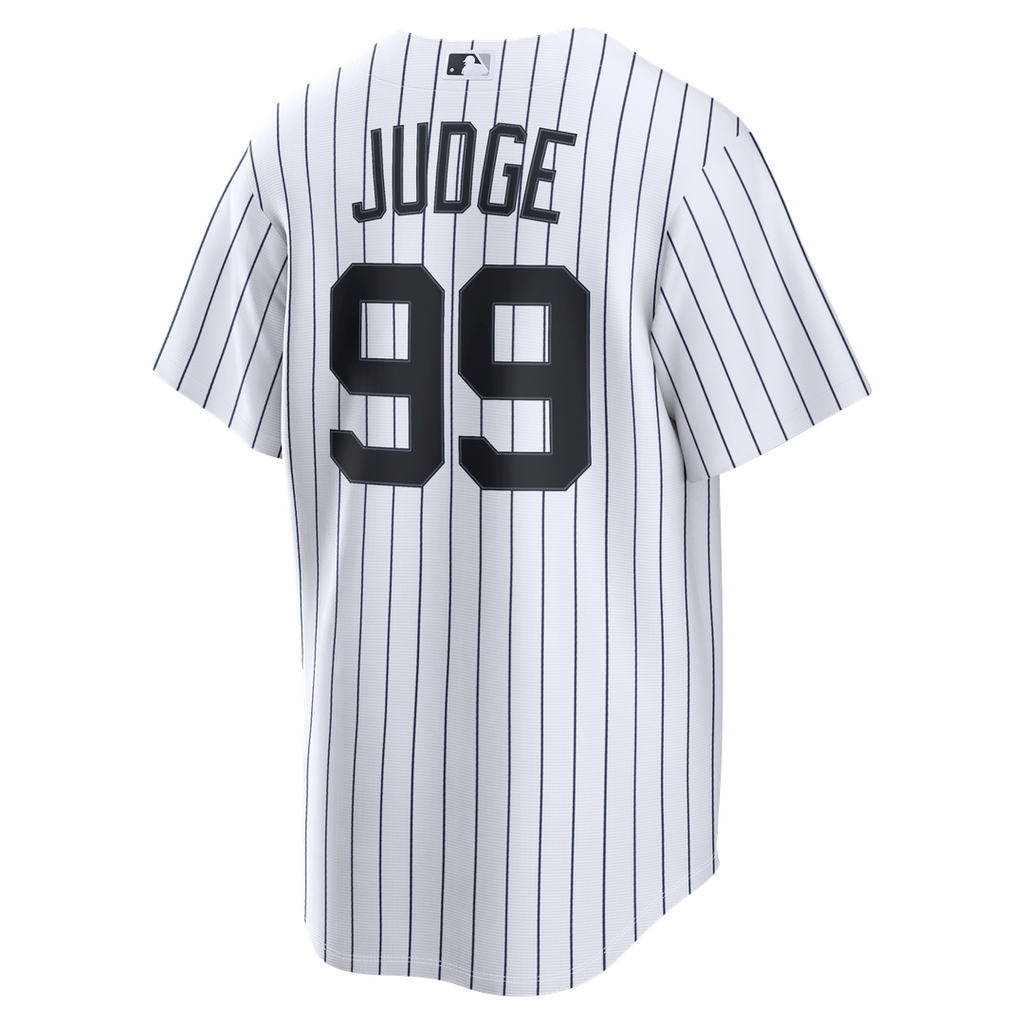 Men's New York Yankees Aaron Judge White Home Replica Jersey