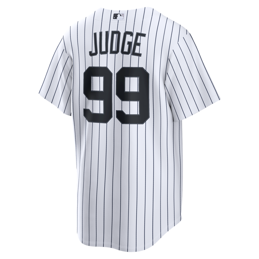 Men's New York Yankees Aaron Judge White Home Replica Jersey