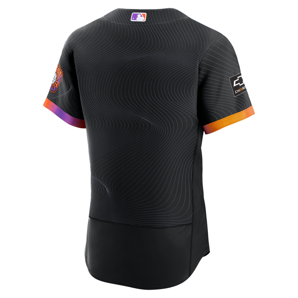 Men's San Francisco Giants Anthracite City Connect Sponsor Patch Jersey