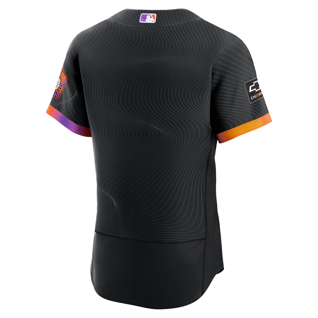 Men's San Francisco Giants Anthracite City Connect Sponsor Patch Jersey