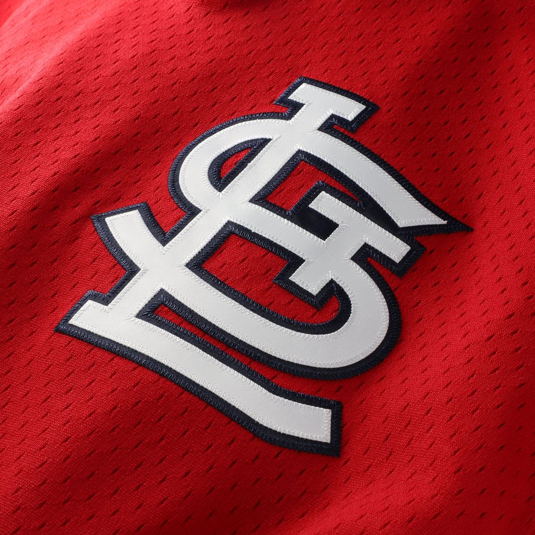 Men's St. Louis Cardinals Ozzie Smith Scarlet Batting Practice Jersey