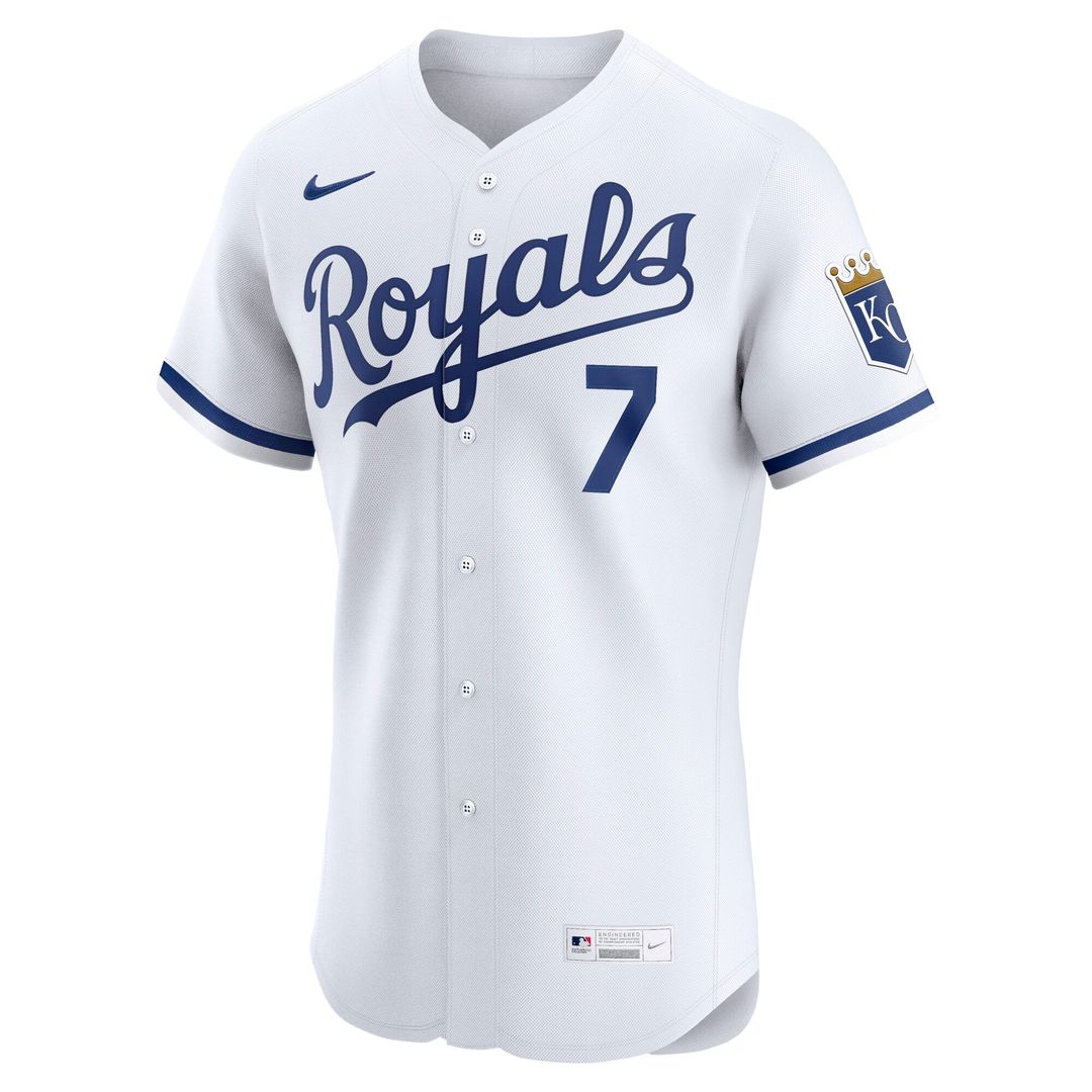 Men's Kansas City Royals Bobby Witt Jr. Royal Alternate 2 Elite Player Jersey