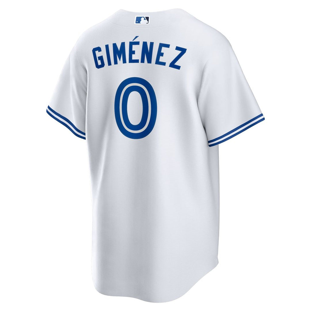 Men's Toronto Blue Jays Andres Gimenez White Home Replica Jersey