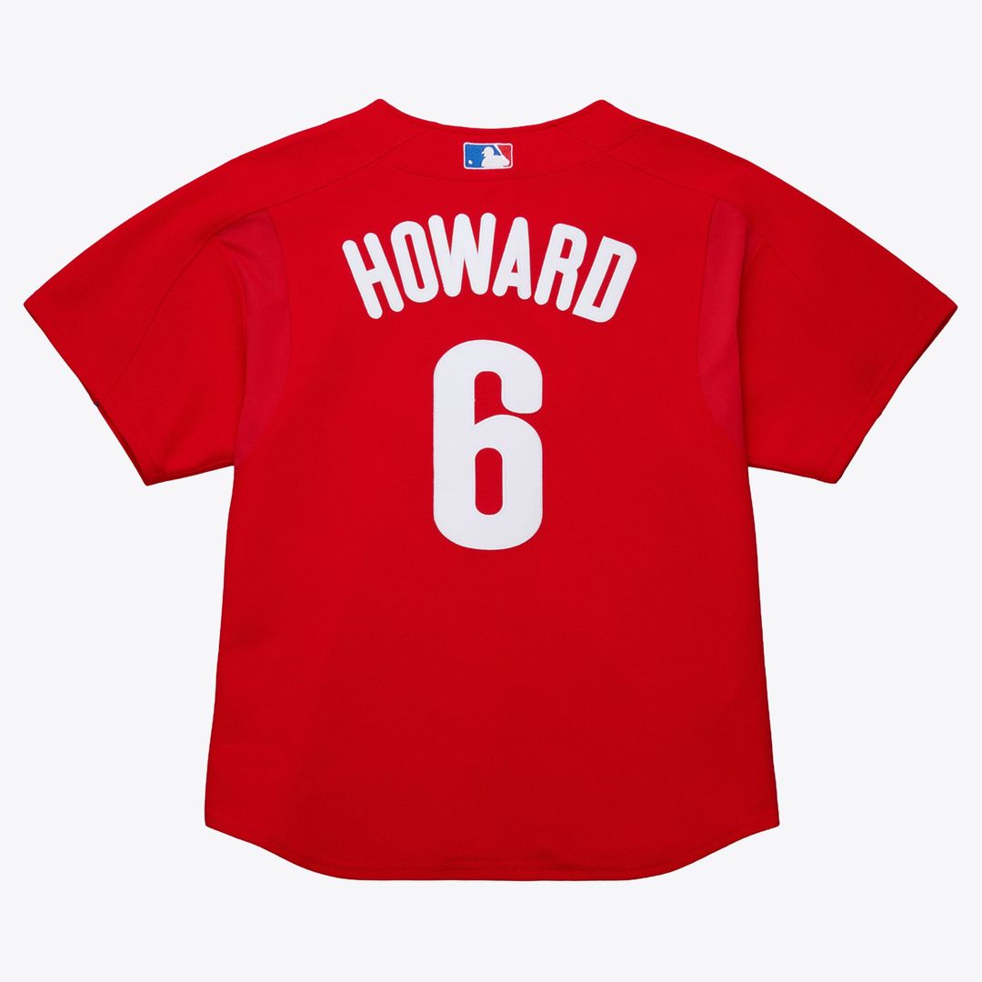 Men's Philadelphia Phillies Ryan Howard Red Big & Tall Mesh Batting Practice Jersey