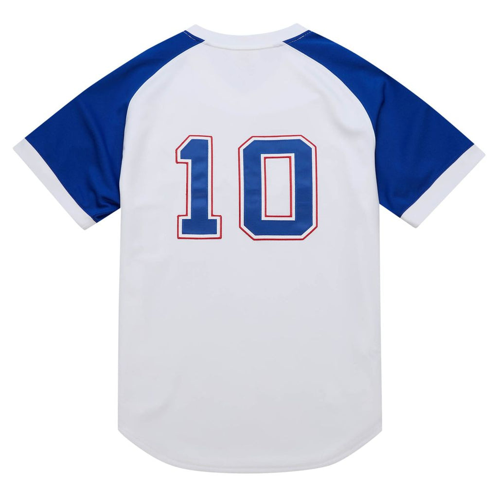 Men's Atlanta Braves Chipper Jones White 2004 Throwback Jersey