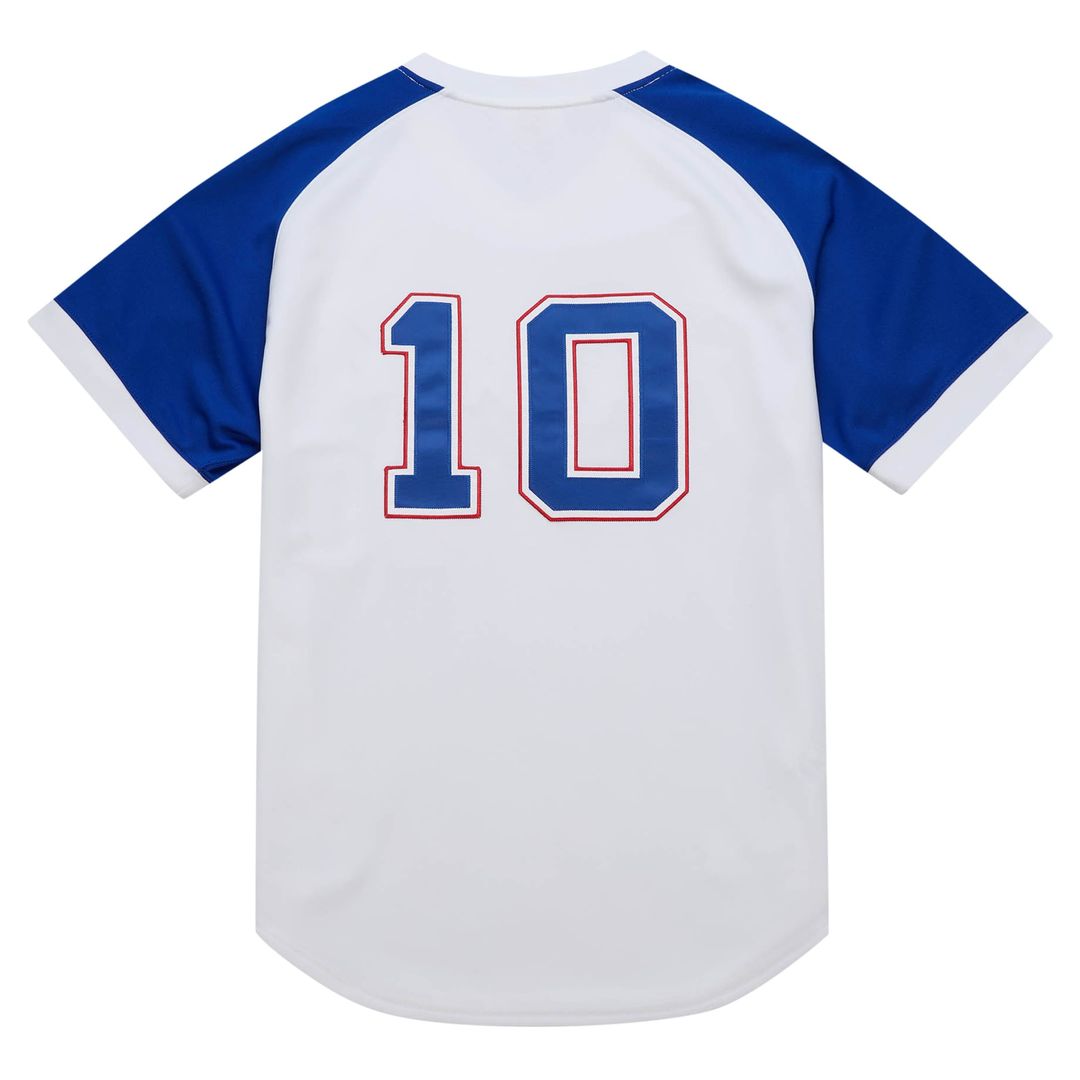 Men's Atlanta Braves Chipper Jones White 2004 Throwback Jersey