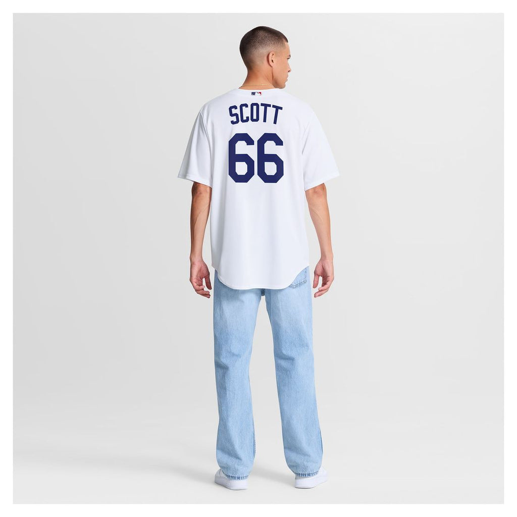Men's Los Angeles Dodgers Tanner Scott White Home Replica Jersey