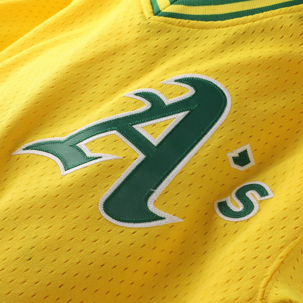 Men's Athletics Mark McGwire Gold Batting Practice Jersey