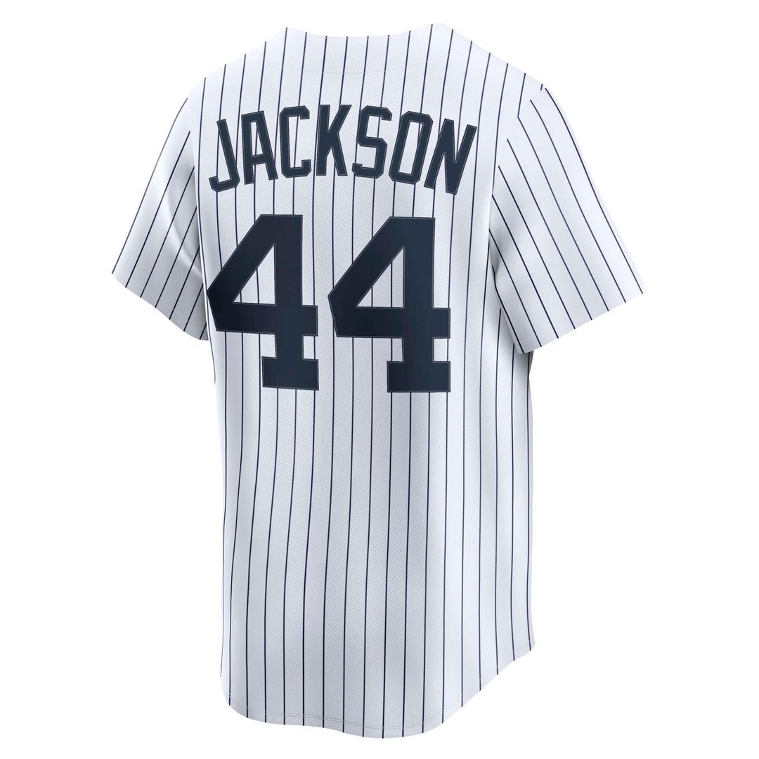 Men's New York Yankees Reggie Jackson White Throwback Jersey