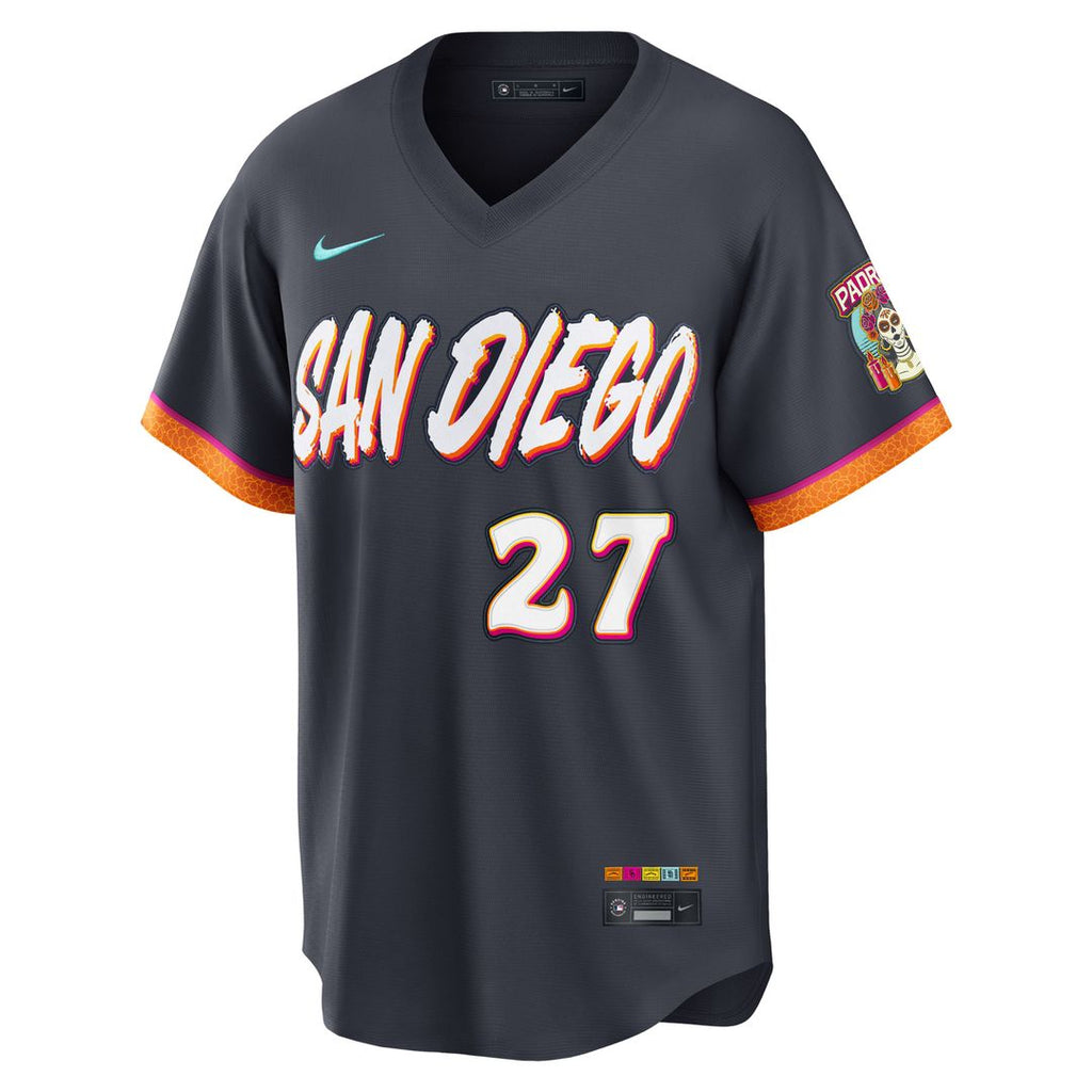 Men's San Diego Padres Nick Pivetta Obsidian 2026 City Connect Stadium Jersey
