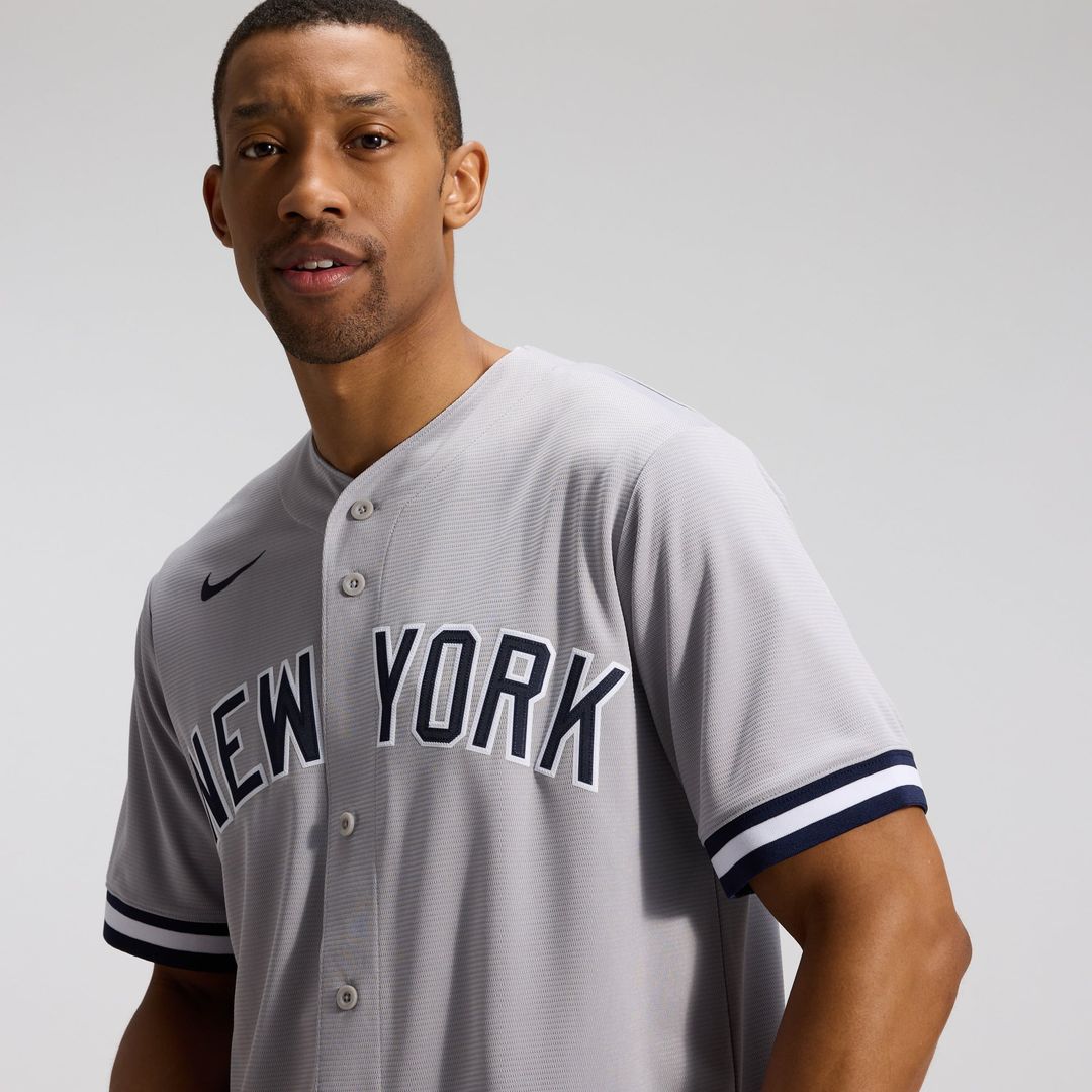 Men's New York Yankees Anthony Volpe Gray Road Replica Jersey