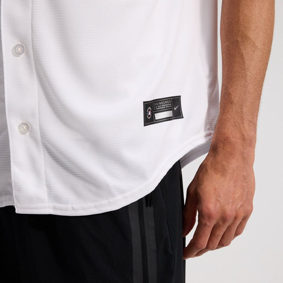 Men's Athletics White Home Replica Team Jersey
