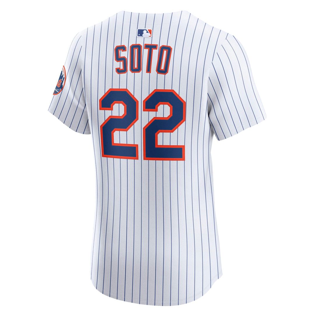 Men's New York Mets Juan Soto White Home Elite Jersey